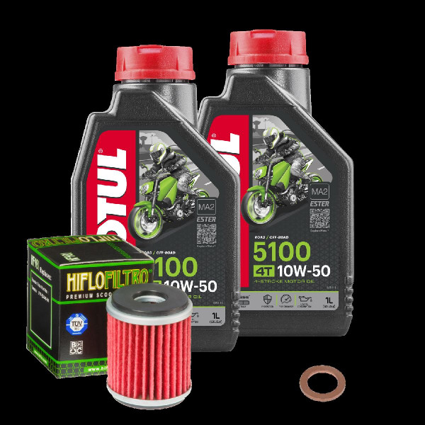 Yamaha YP 125 R X-Max Service Kit Ölwechsel Öl Motul 5100 10W50 Ölfilter