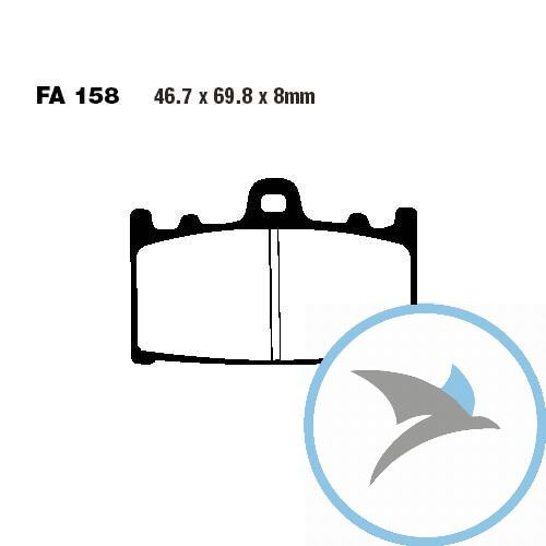 Bremsklotz Standard EBC oder 7872336 - FA158