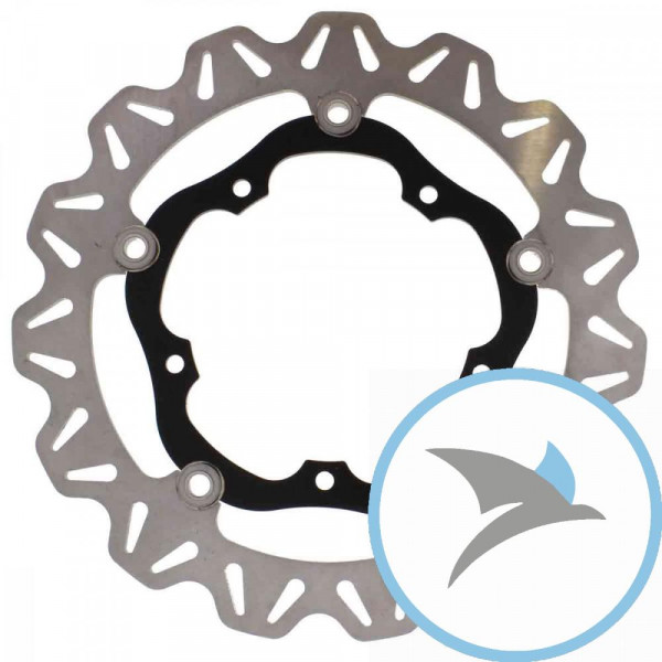 Bremsscheibe VEE EBC schwarz - VR2119BLK