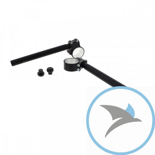 Lenker Alu schwarz 1 Zoll TRW Stummel D49 - MCL49RAC-S