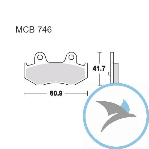 Bremsklotz Sinter Scooter TRWoder 7323090