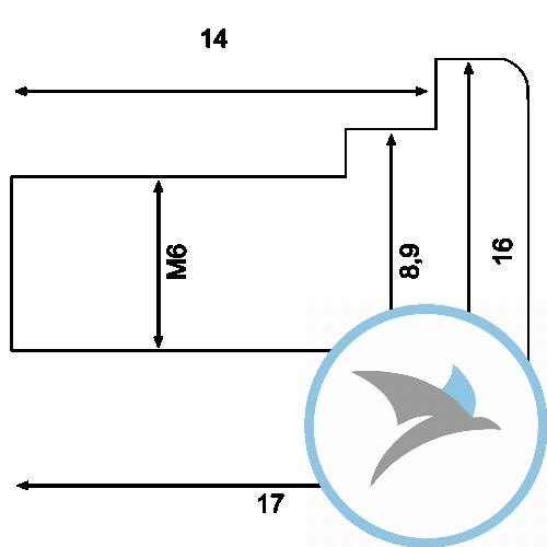 Schraube Bremsscheibe Satz TRW M6X14MM Inhalt 6 Stück - MSW106BO