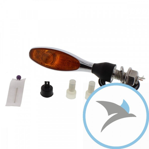 Blinkleuchte chrom Micro 1000 - 123100