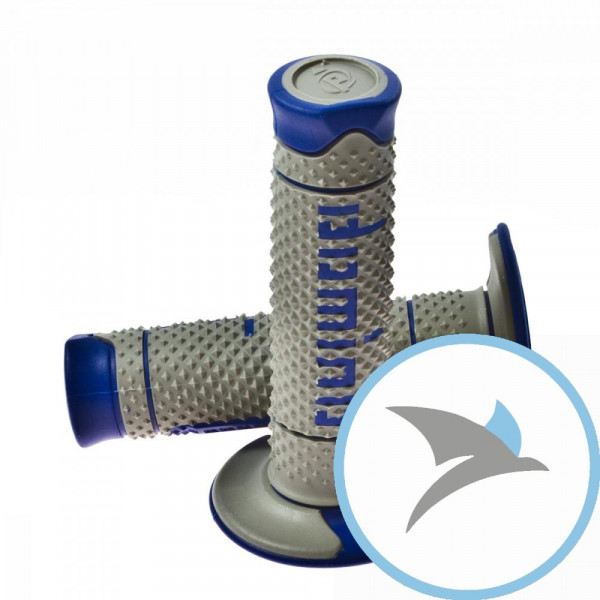 Griffgummi grau/blau Domino D.22 mm. L.120 mm geschlossen - A26041C4852A7-0