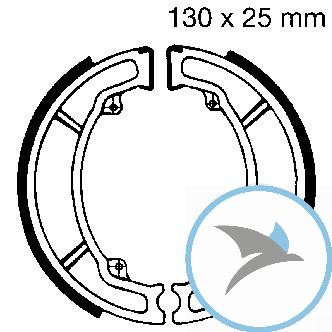 Bremsbacken mit Feder EBC oder 7860042 - H350