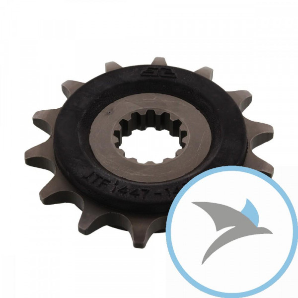 Ritzel 14Z Teilung 520gummiert Innendurchmesser 19.9/22.8