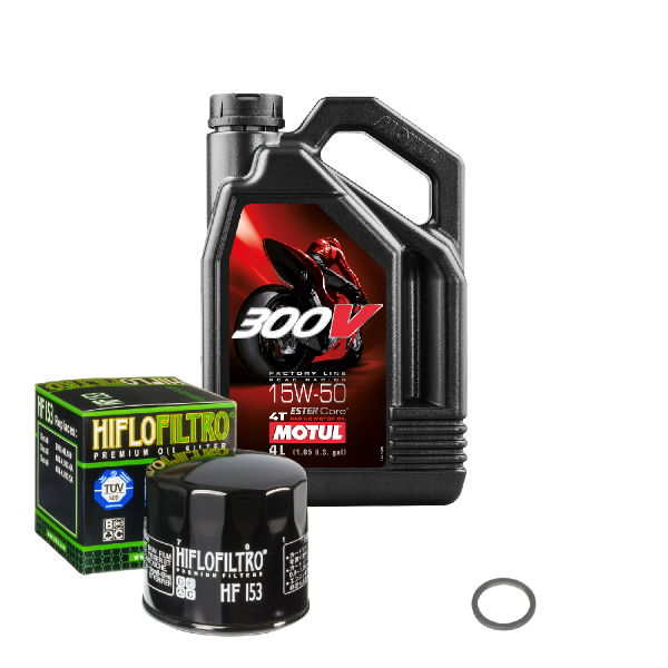 Ducati Monster 696 Service Kit Ölwechsel Öl Motul 300V 15W50 Ölfilter
