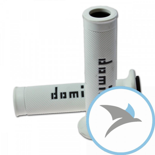 Griffgummi weiß / schwarz Domino D.22 mm. L.126MM offen - A01041C4046B7-0