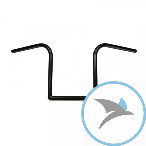 Lenker Stahl schwarz 22mm Fehling LZR hoch - 7797