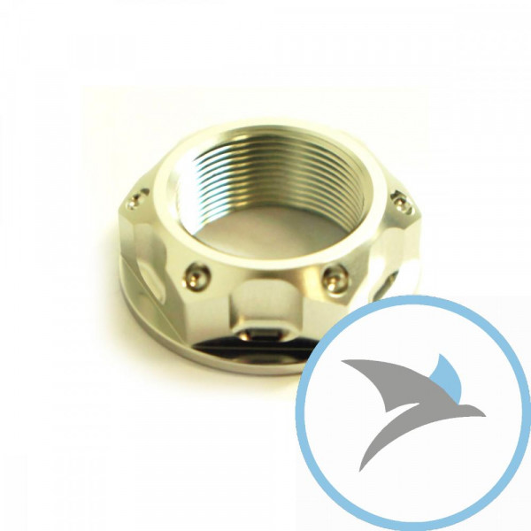 Mutter Lenkkopf Pro BoltM22X1.00 mm Alu silber