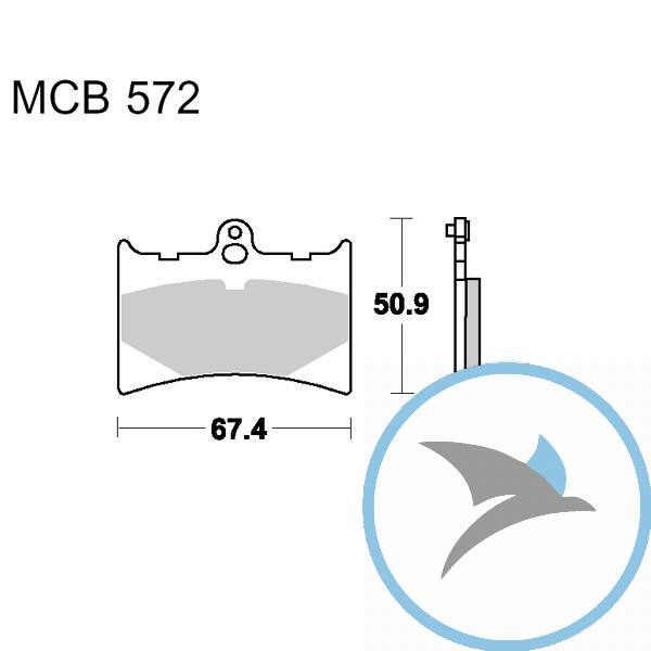 Bremsklotz Standard TRW oder 7370729 - MCB572