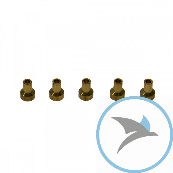 LOETNIPPEL Länge 8.0 mm Bohrung 2.1MM