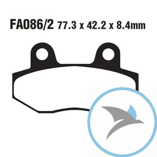 Bremsklotz Standard EBC oder 7871171 - FA086/2