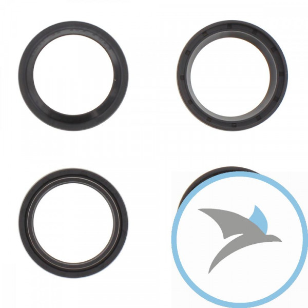 Simmerring Satz Gabel All Balls Racing 38X50X10.5 mit Staubkappe - 56-124