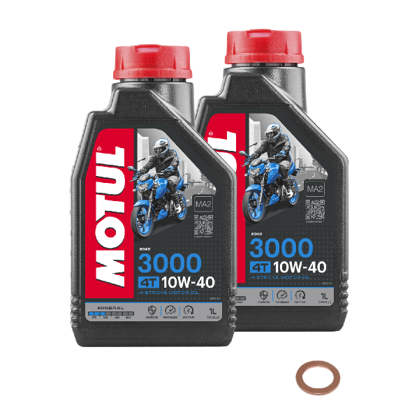 Honda CM 185 T Service Kit Ölwechsel Öl Motul 3000 10W40 Schraube
