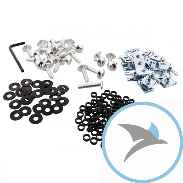 VERKLEID Schraube Satz Pro Bolt alu silber - FYA405S