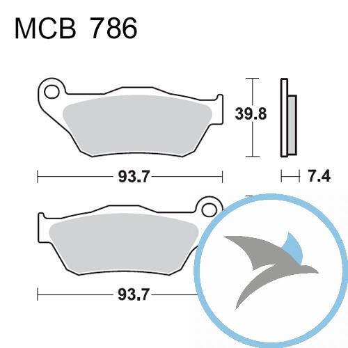 Bremsklotz Standard TRW - MCB786