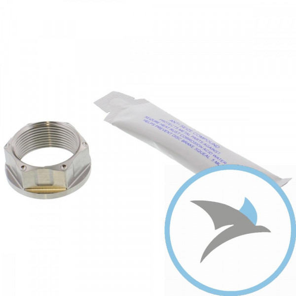 Mutter Achse Pro Bolt M25X1.25 mm 28MM Titan - TINUT25125001