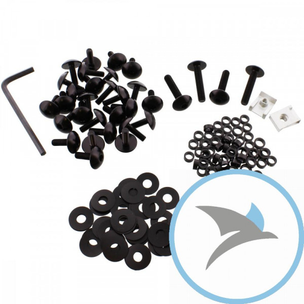 VERKLEID Schraube Satz Pro Bolt alu schwarz - FTR113BK