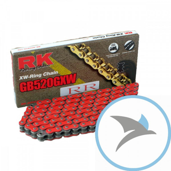 RK XW-Ringkette RT520GXW/120 Kette offen mit Nietschloss