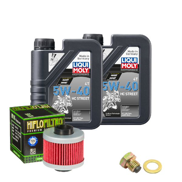 Aprilia Leonardo 125 Service Kit Ölwechsel Öl LIQUI MOLY 5W-40 Ölfilter