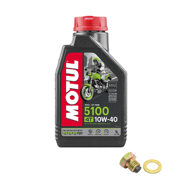Kymco Agility 50 R12 Service Kit Ölwechsel Öl Motul 5100 10W40 Dichtring
