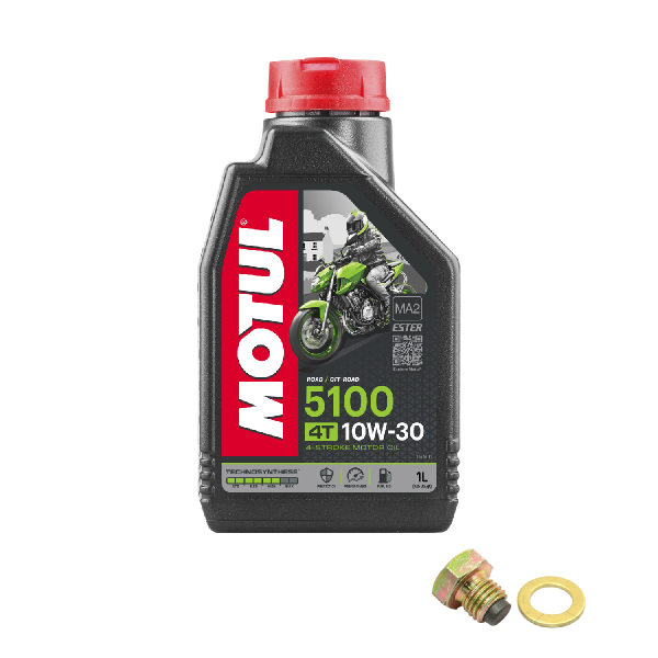 SYM Fiddle II 50 Service Kit Ölwechsel Öl Motul 5100 10W30 Dichtring