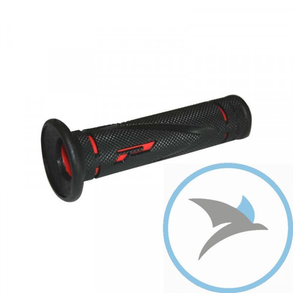 Griffgummi 838 schwarz/rotD.22/25 mm. L.122MM geschlossen - PA083800RO02