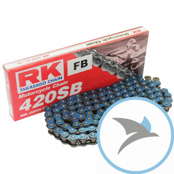RK Standardkette blau 420 SB Meter Preis pro Kettenglied