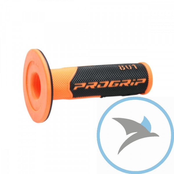 Griffgummi fluoreszierend orange / schwarz D.22/25 mm. L.115MM geschlossen - PA080100AF02