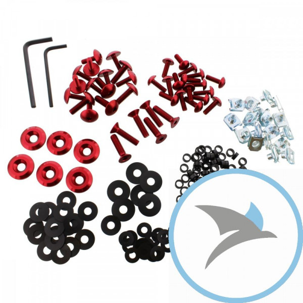 VERKLEID Schraube Satz Pro Bolt alu rot - FYA155R