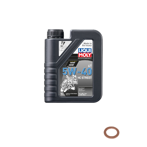 Aprilia Scarabeo 50 Service Kit Ölwechsel Öl LIQUI MOLY 5W-40 Dichtring