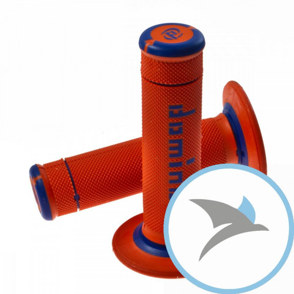 Griffgummi orange/blau Domino D.22 mm. L.118MM geschlossen - A19041C4845A7-0