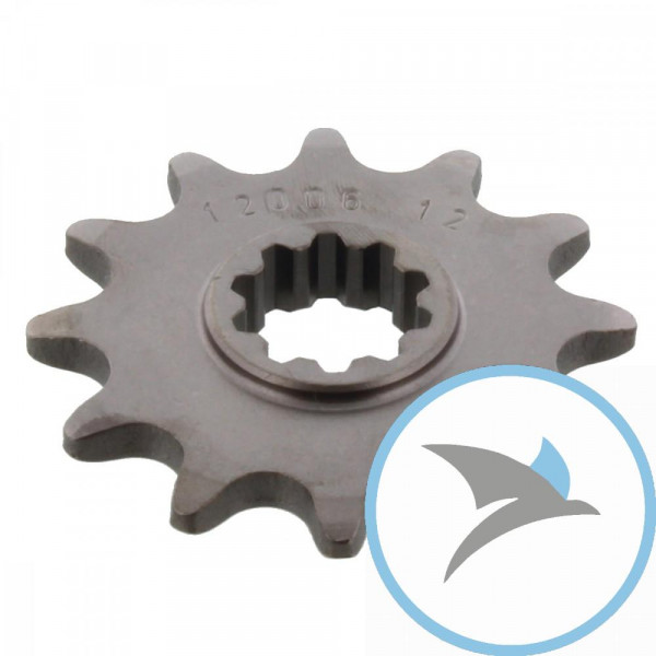 Ritzel 12Z Teilung 415 feinverzahnt Innendurchmesser 15/18