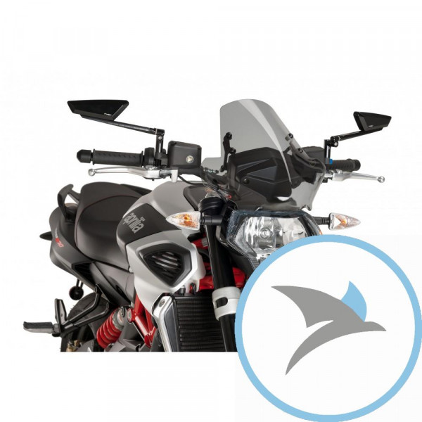 Sportscheibe New Generation Puig für NB rauchgrau - 4674H