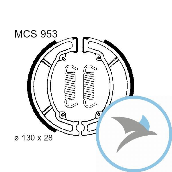 Bremsbacken mit Feder TRW oder 7328206 - MCS953