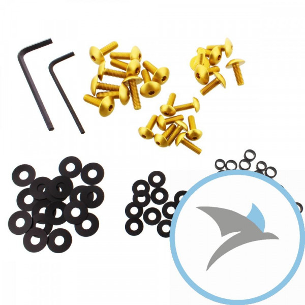 VERKLEID Schraube Satz Pro Bolt alu gold - FHO214G