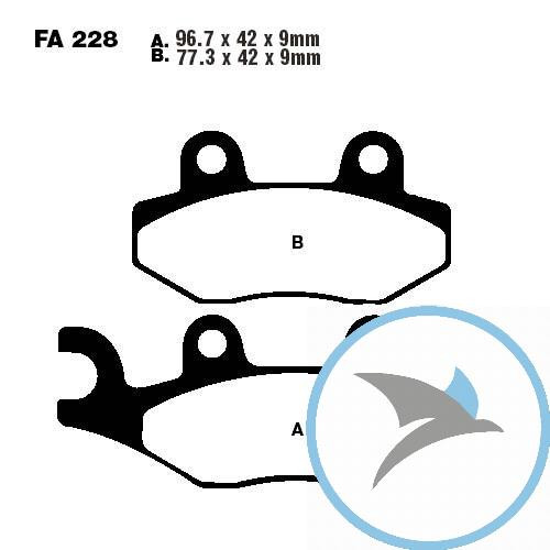 Bremsklotz Standard EBC oder 7873235 - FA228