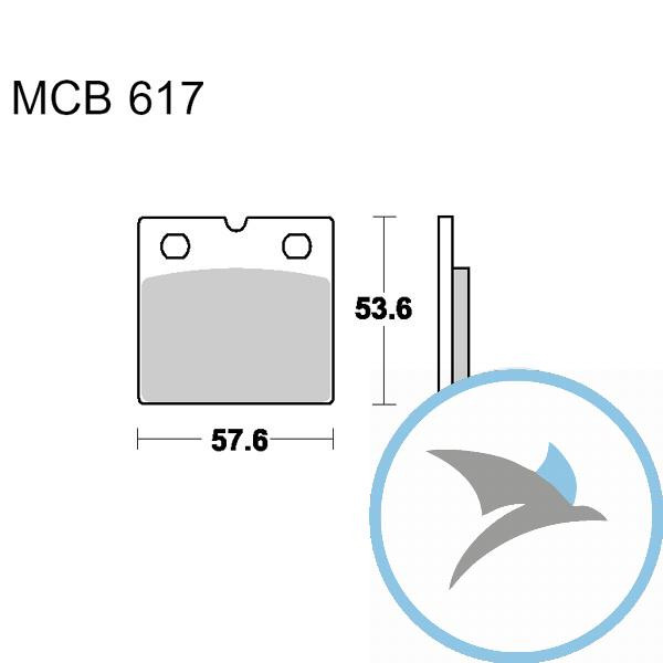 Bremsklotz Standard TRW oder 7374614 - MCB617