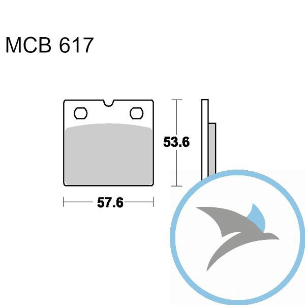 Bremsklotz Standard TRW oder 7374614 - MCB617