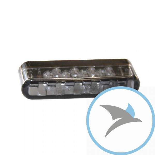 Blinkleuchte SHORTY Shin Yo Rauchglas - 204-071