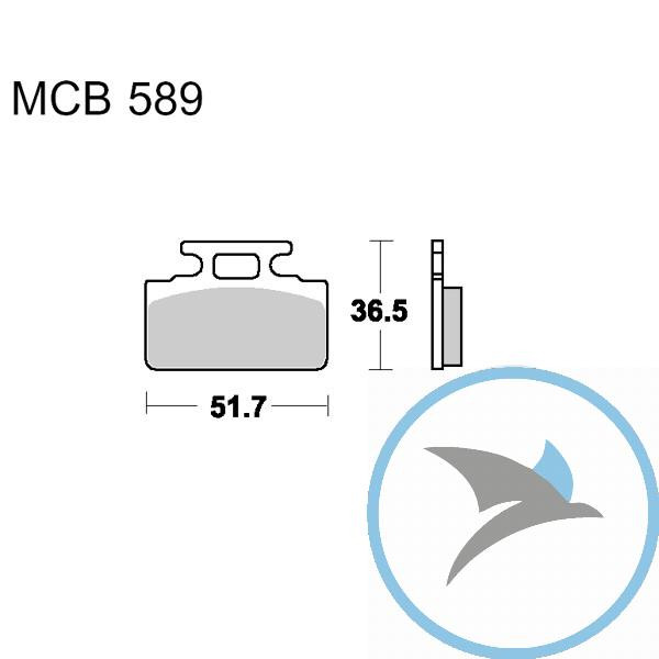 Bremsklotz Standard TRW oder 7375124 - MCB589