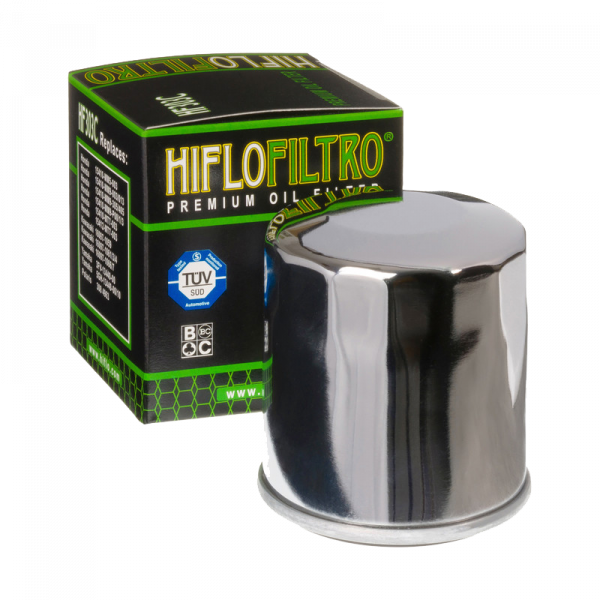 Ölfilter chrom Hiflo K&N 7230125 Mahle 7620388 - HF303C