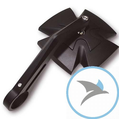 Spiegel Lenkerende schwarz Highsider - 301-112