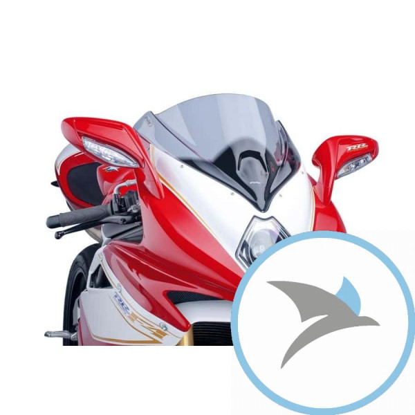 Racingscheibe Puig rauchgrau - 5256H