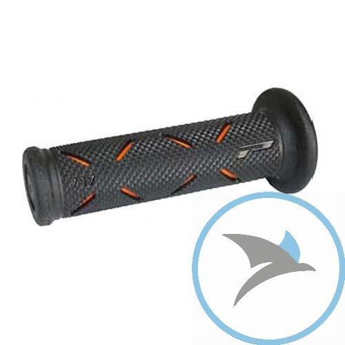 Griffgummi 717 schwarz/orangeD.22 mm. L.122MM geschlossen - PA071700AC02