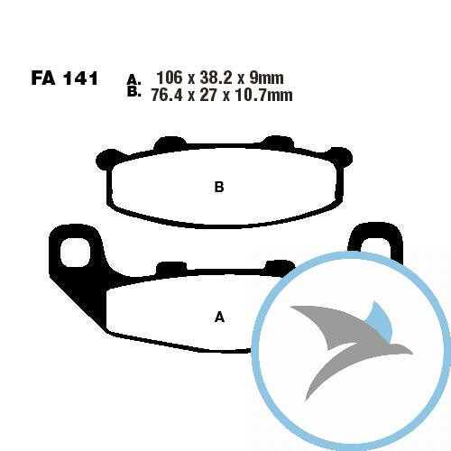 BR KLOTZ STD EBC - FA141
