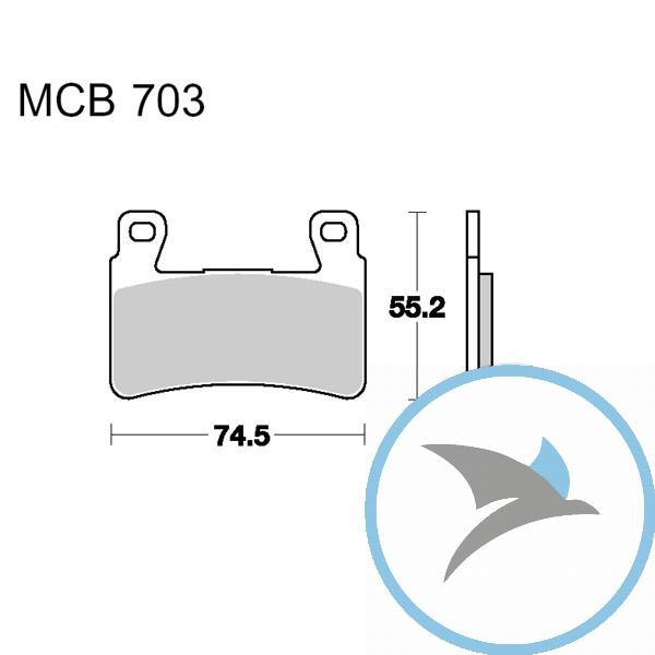 Bremsklotz Standard TRW - MCB703