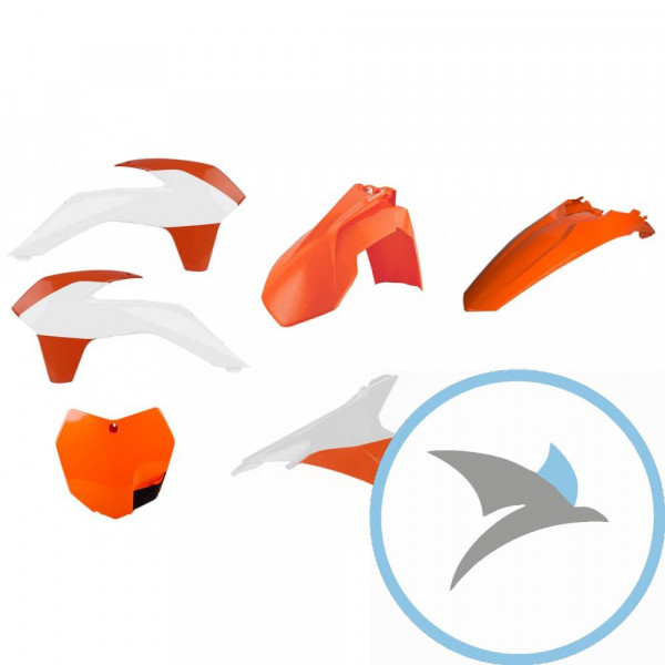 komplett Kit orange/weiß - 90694