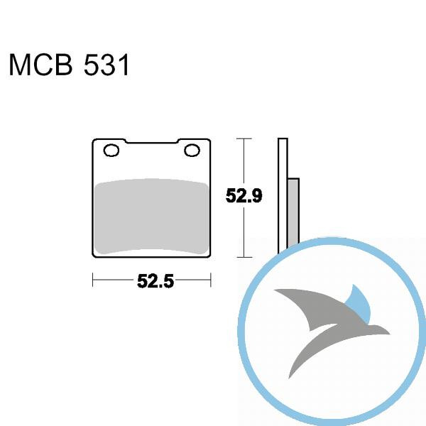 Bremsklotz Standard TRW oder 7374556 - MCB531
